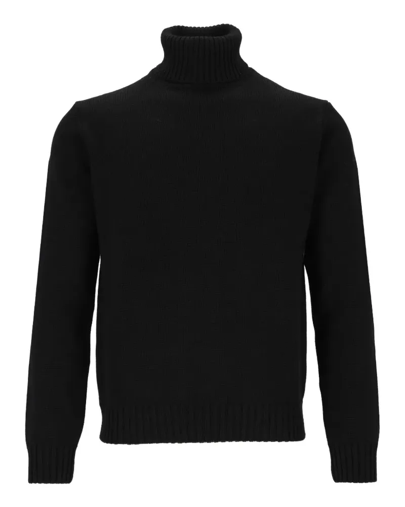 Al Duca D’Aosta 1902 Klassischer Rollkragenpullover - Schwarz Schwarz