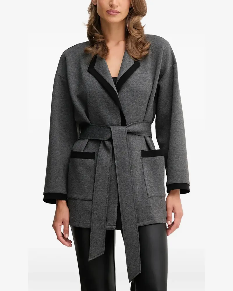 Joseph Ribkoff Jacke mit Gürtel - Grau Grau