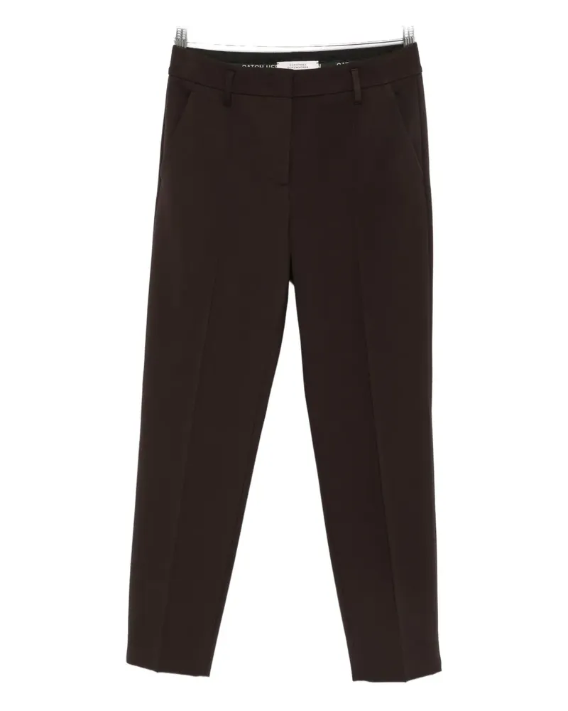Dorothee Schumacher Hose mit geradem Bein - Braun Braun