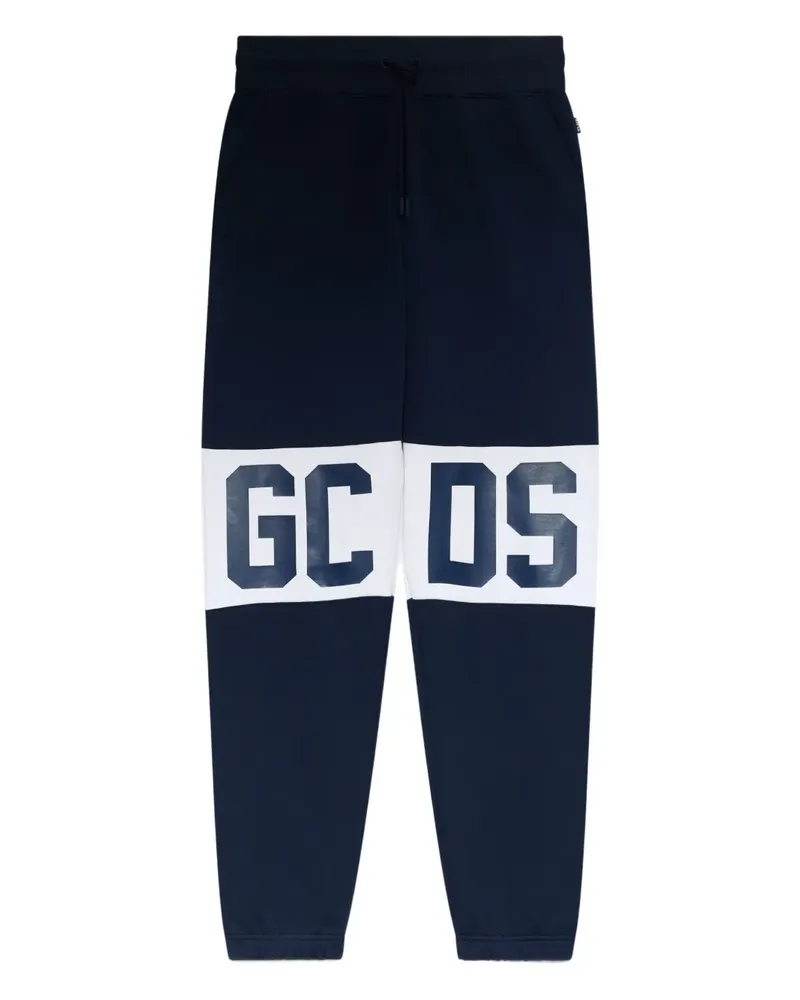GCDS Hose mit Logo-Streifen - Blau Blau