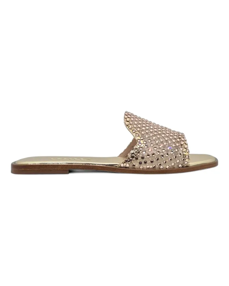 Le Silla Gilda Sandalen mit Kristallen - Gold Gold