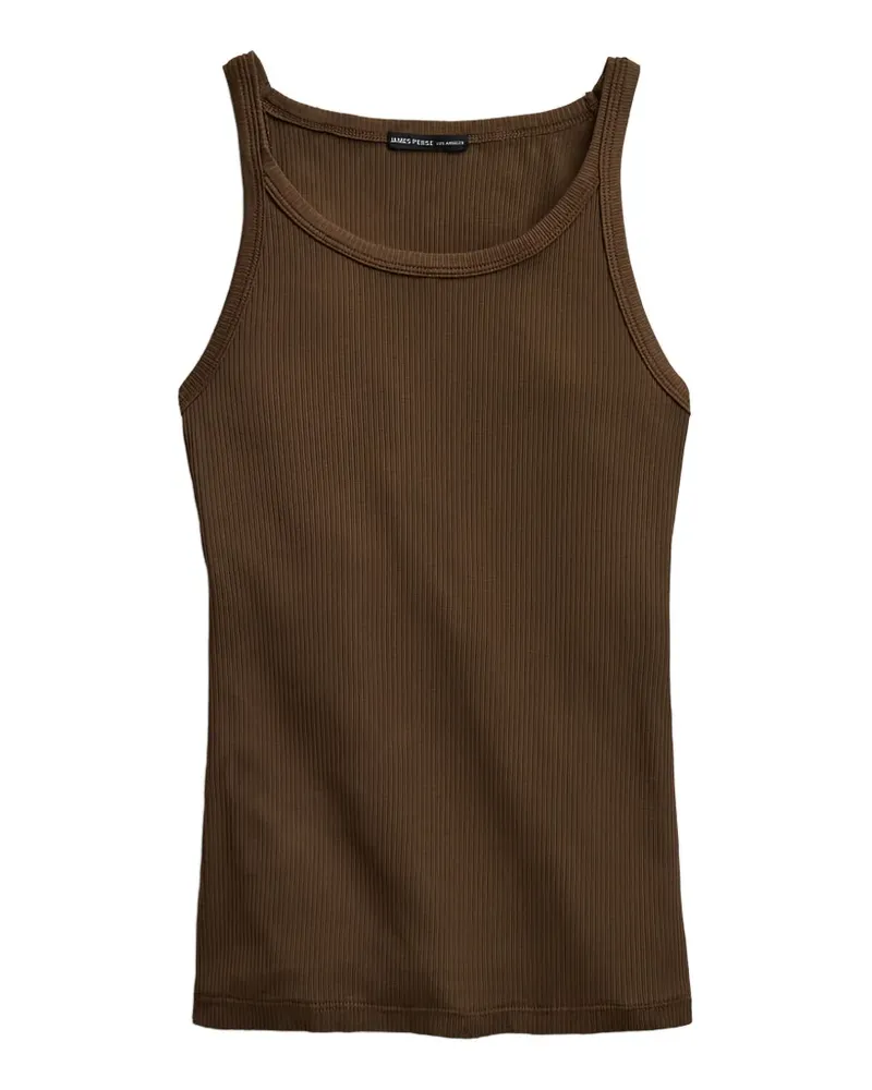 James Perse Geripptes Stricktop - Braun Braun