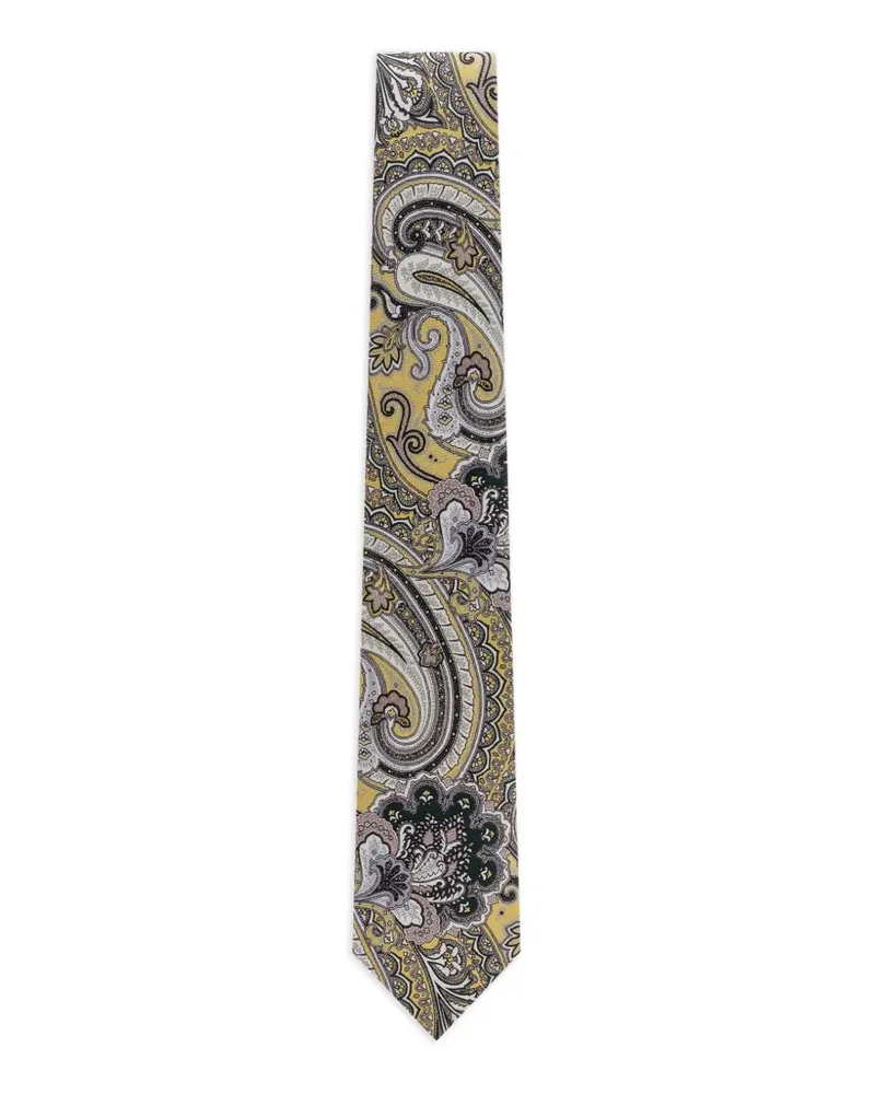 Gabriele Pasini paisley-print tie - Gelb Gelb