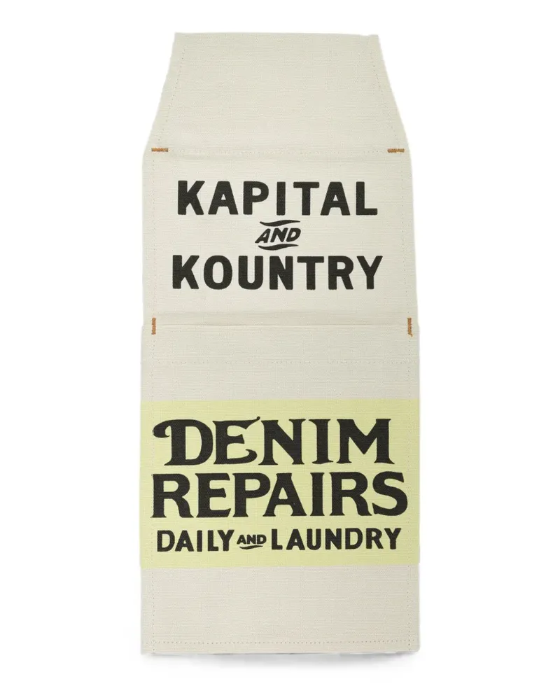 KAPITAL Canvas Pulp phone holder - Nude Nude