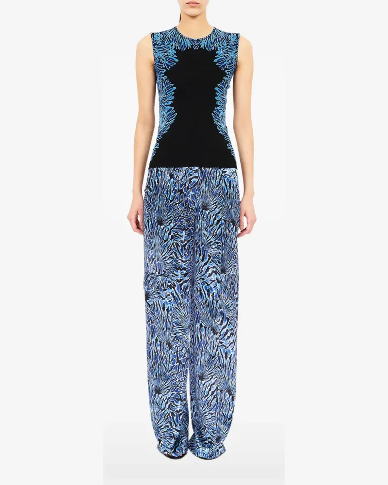 Ulla Johnson Aylin jacquard-knit top - Blau Blau