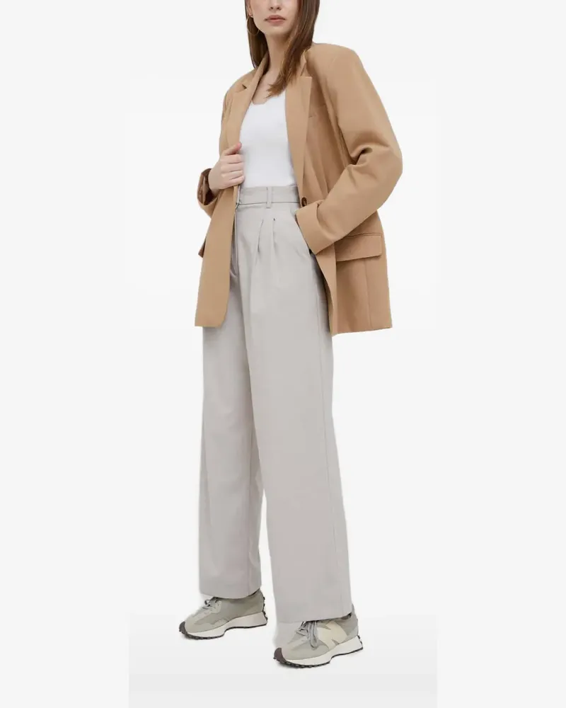 DKNY Gerafftes Trägershirt - Weiß Weiß