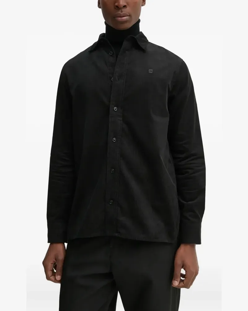 G-STAR RAW Hemd aus Cord - Schwarz Schwarz
