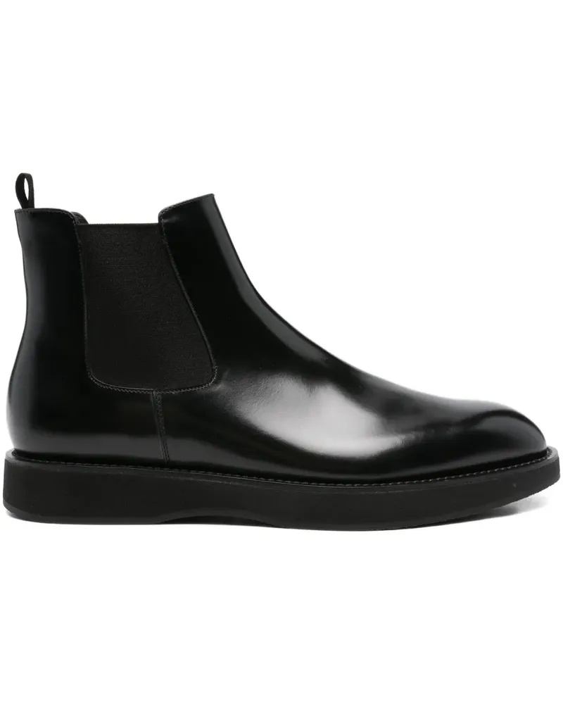 Prada Klassische Chelsea-Boots - Schwarz Schwarz