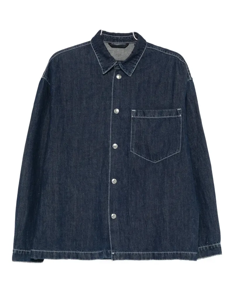 7 for all mankind patch-pocket overshirt - Blau Blau