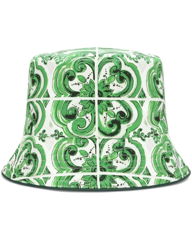 Dolce & Gabbana Majolica Fischerhut - Grün Grün