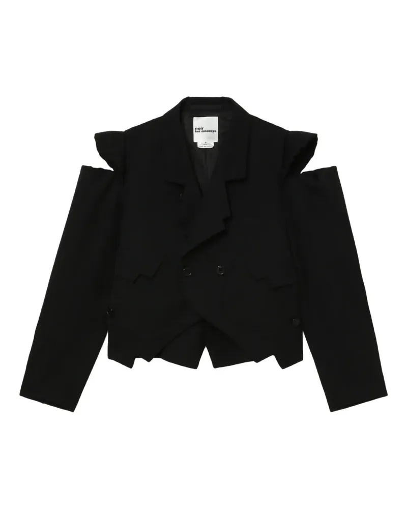 Noir Kei Ninomiya Cropped-Blazer - Schwarz Schwarz
