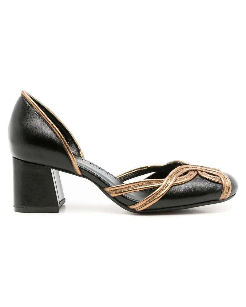 Sarah Chofakian Irene Pumps 50mm - Schwarz Schwarz