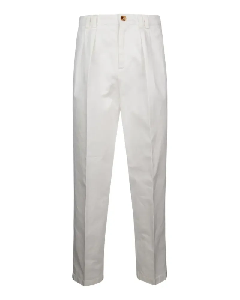 Brunello Cucinelli pleated tailored trousers - Weiß Weiß