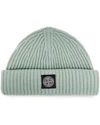 Stone Island Beanie mit Kompass-Patch Grün