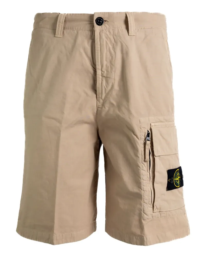 Stone Island Shorts mit aufgesetzter Tasche - Nude Nude