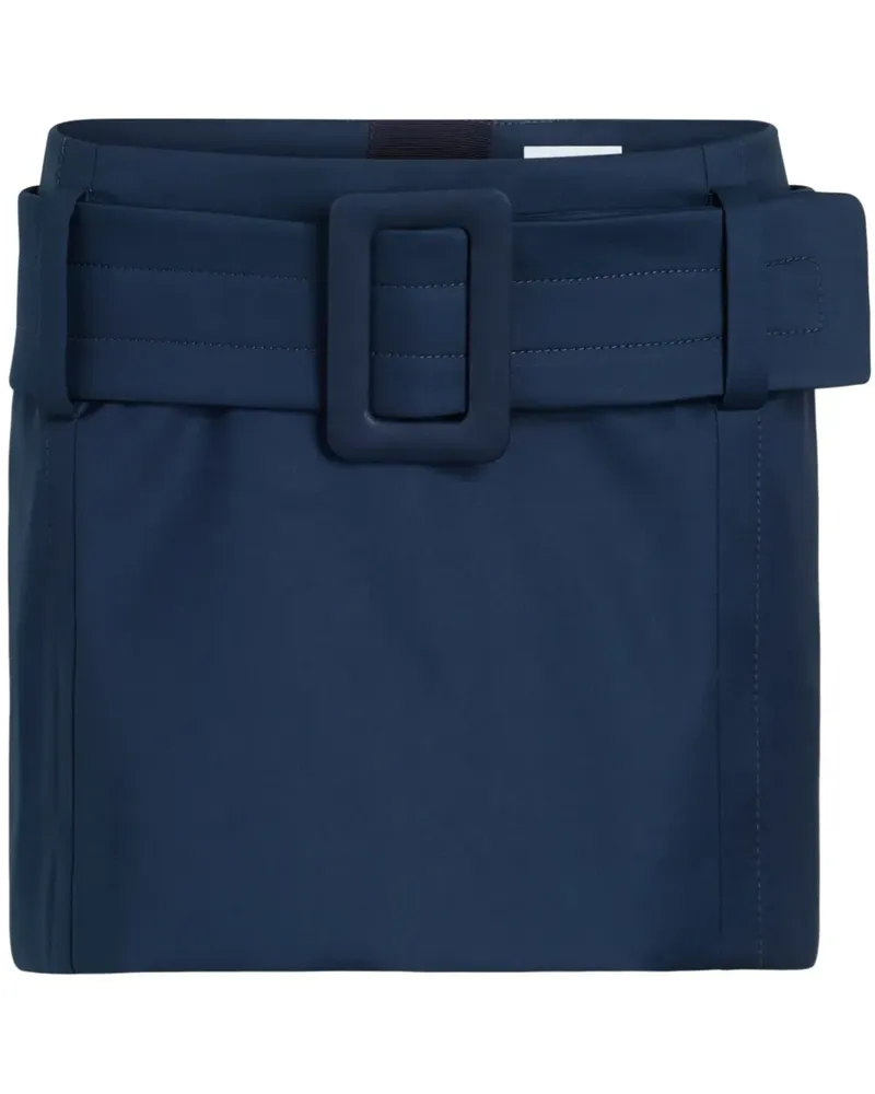 Patou Minirock mit Gürtel - Blau Blau