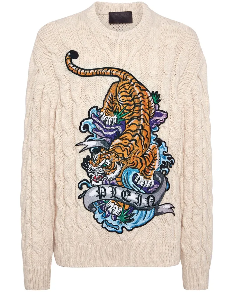 Philipp Plein Pullover mit Tattoo-Print - Nude Nude
