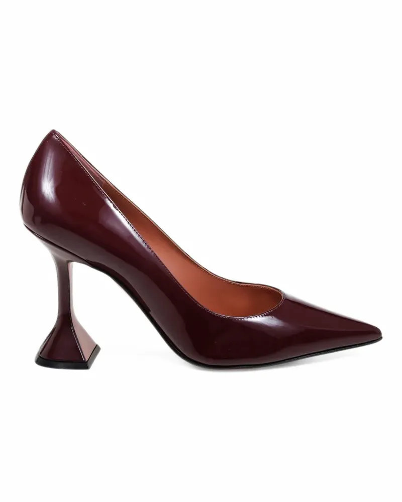 Amina Muaddi Ami Pumps 95 Merlot - Rot Rot