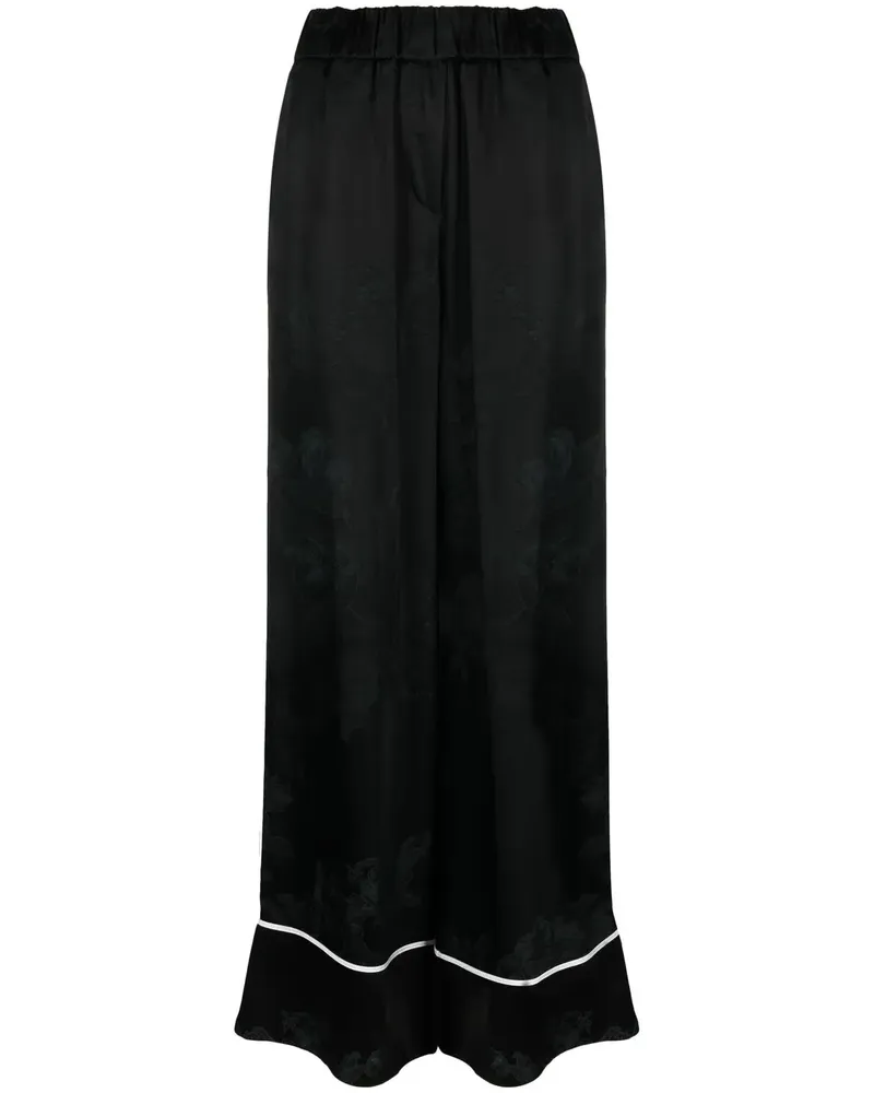 OFF-WHITE Pyjamahose mit Paspeln - Schwarz Schwarz
