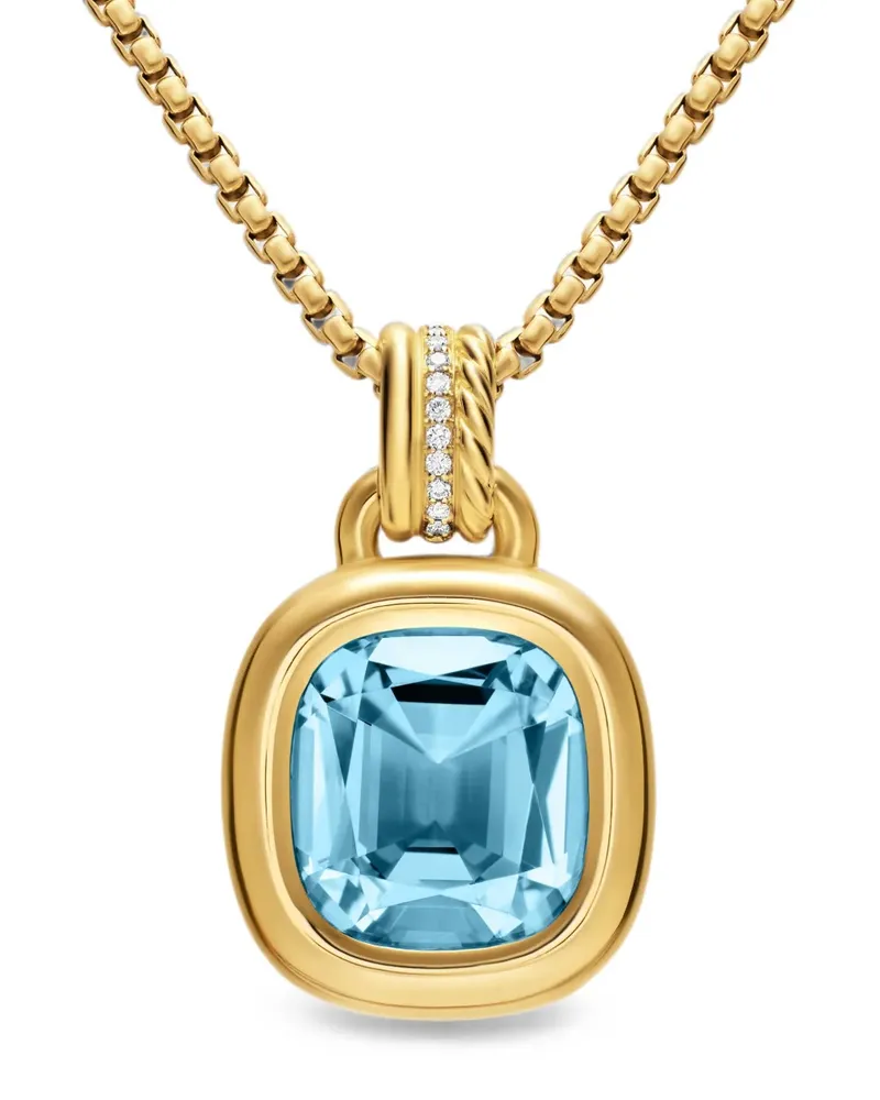 David Yurman Mercer Halskette mit Topas und Diamant - Gold Gold