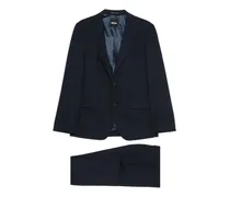 Anzug mit fallendem Revers - Blau