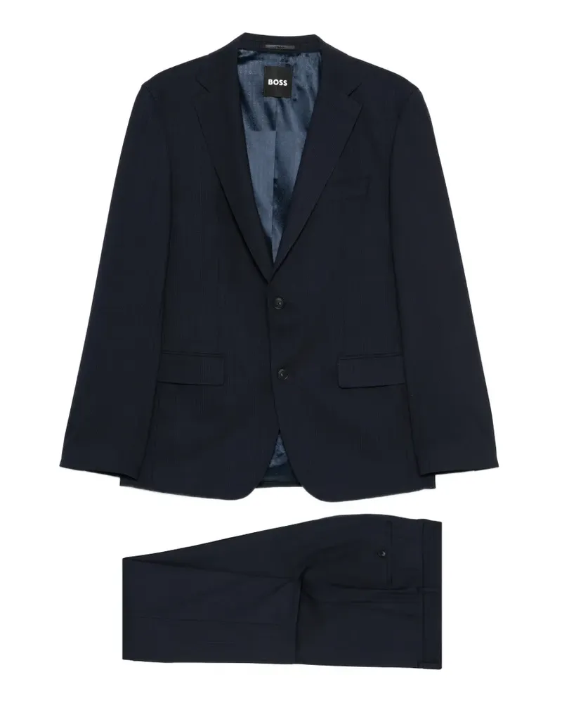 HUGO BOSS notch-lapel suit - Blau Blau