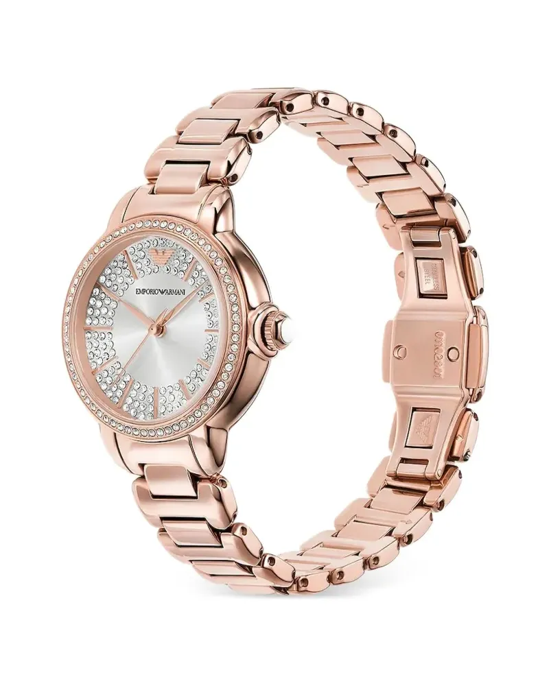 Emporio Armani Edelstahl 32mm - Silber Silber