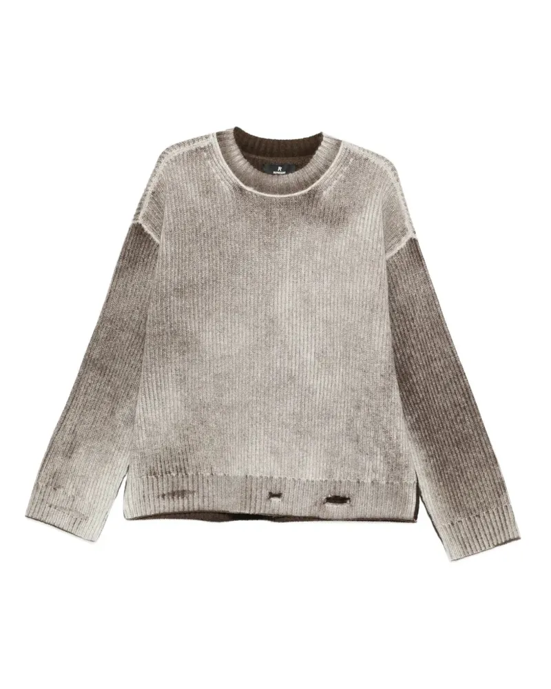 REPRESENT Pullover im Distressed-Look - Grau Grau