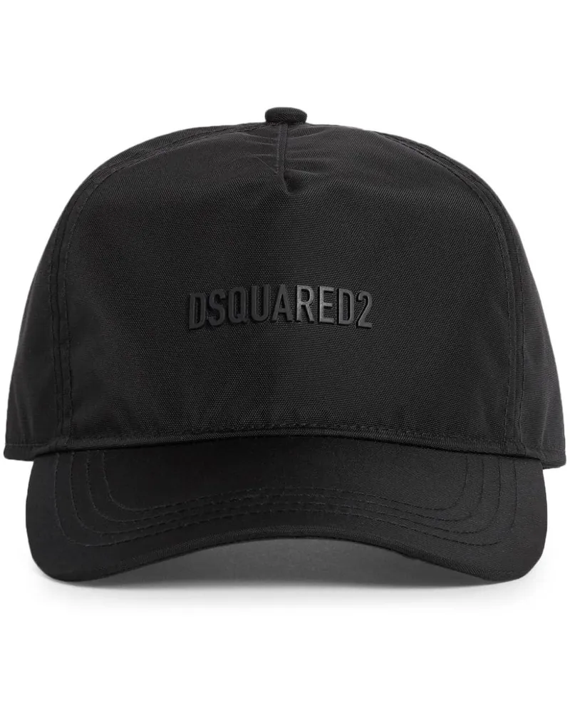 Dsquared2 Baseballkappe mit Logo-Applikation - Schwarz Schwarz