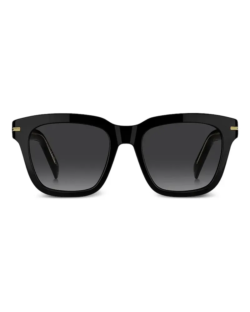 HUGO BOSS Eckige Sonnenbrille - Schwarz Schwarz