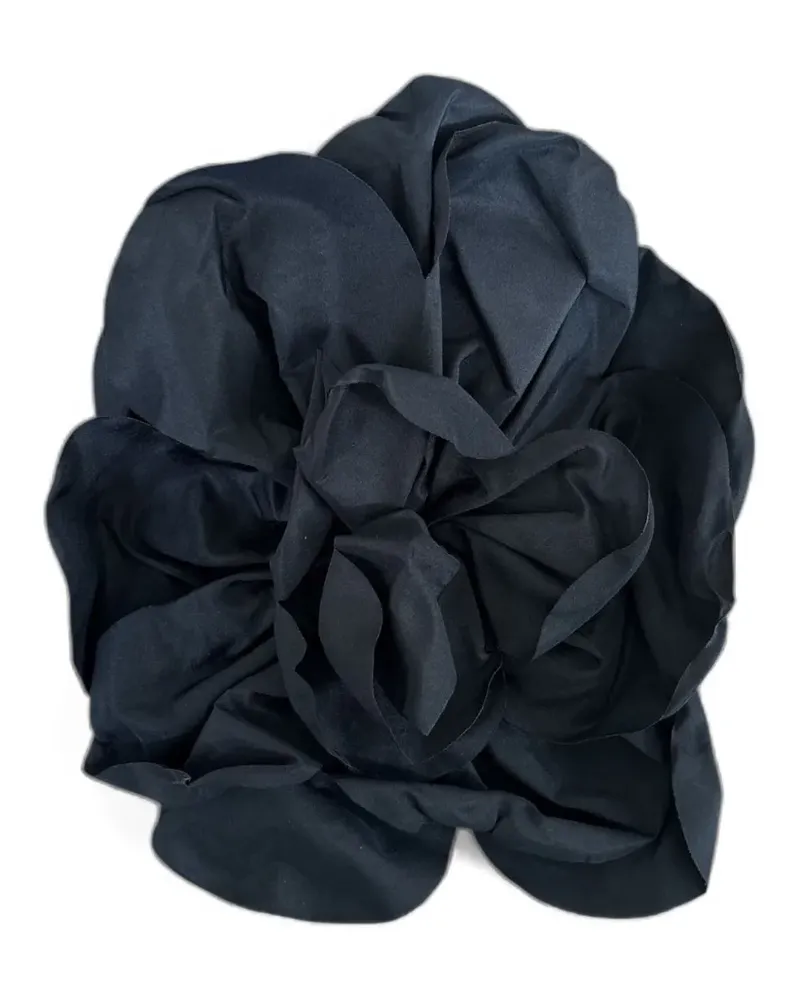 DOUUOD floral-detail scrunchie - Schwarz Schwarz