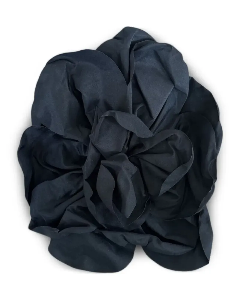 DOUUOD floral-detail scrunchie - Schwarz Schwarz