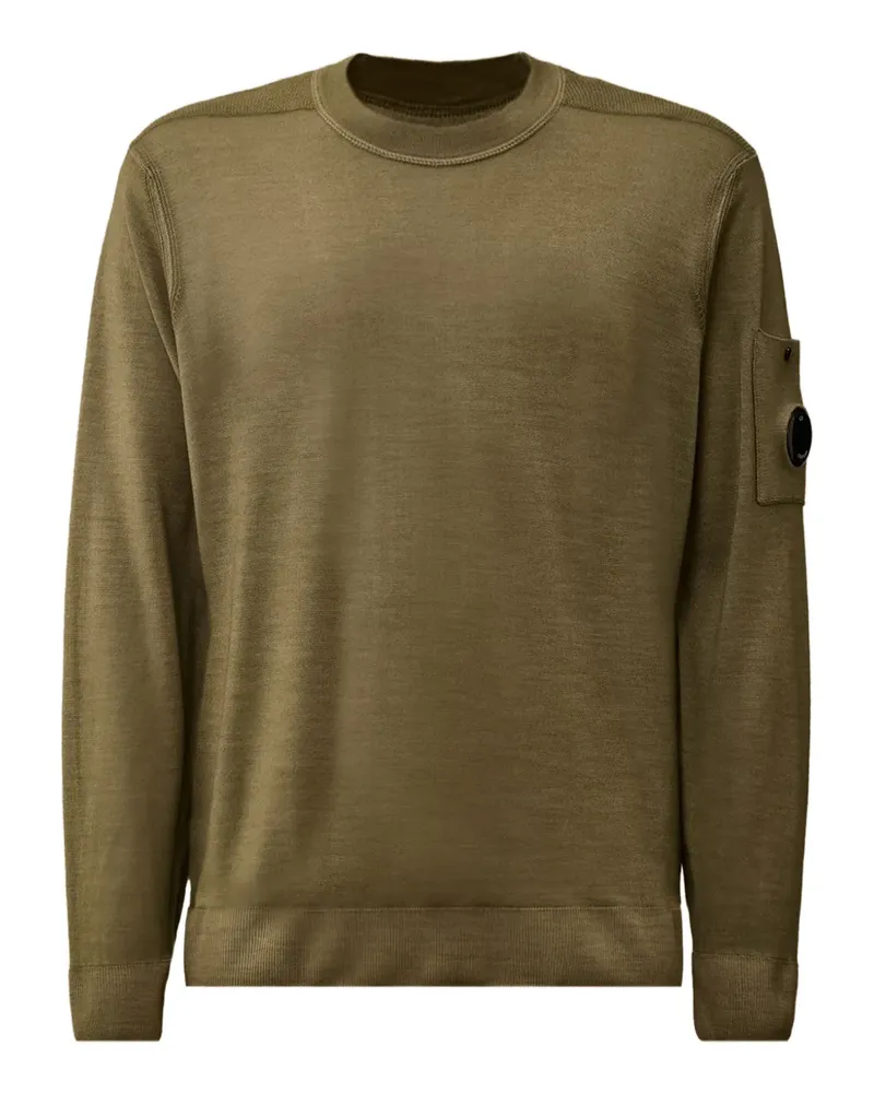 C.P. Company Pullover mit Linsen-Detail - Grün Grün