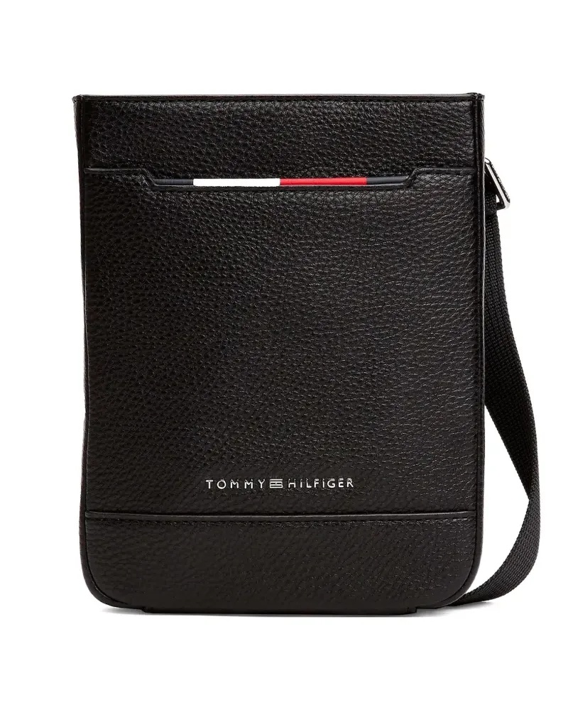 Tommy Hilfiger Schultertasche mit verstellbarem Riemen - Schwarz Schwarz