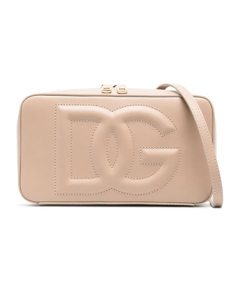 Dolce & Gabbana Kleine Kameratasche mit DG-Logo - Rosa Rosa