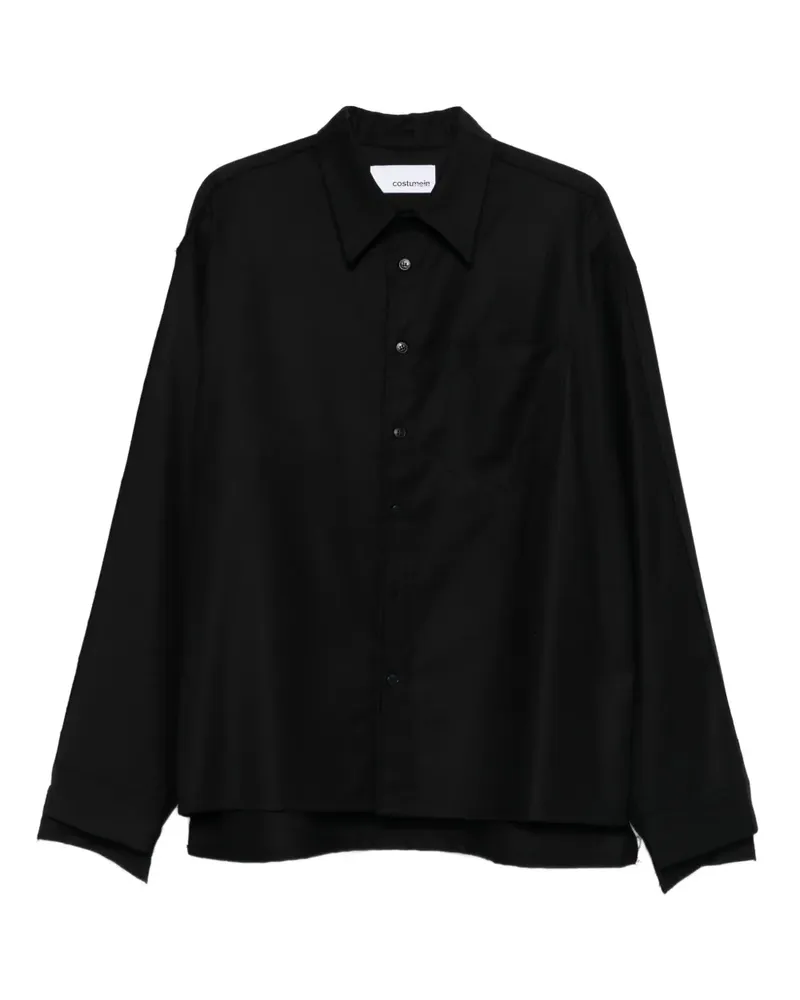 Costumein Hemd mit aufgesetzter Tasche - Schwarz Schwarz