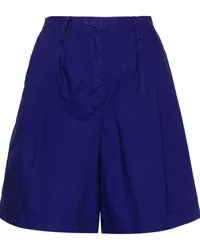 forte_forte Knielange Bundfaltenshorts Violett