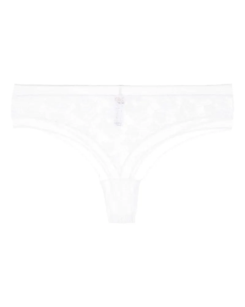 Eres Ode Tanga aus Spitze - Weiß Weiß