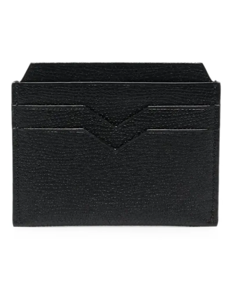 Valextra 4CC Kartenetui - Schwarz Schwarz