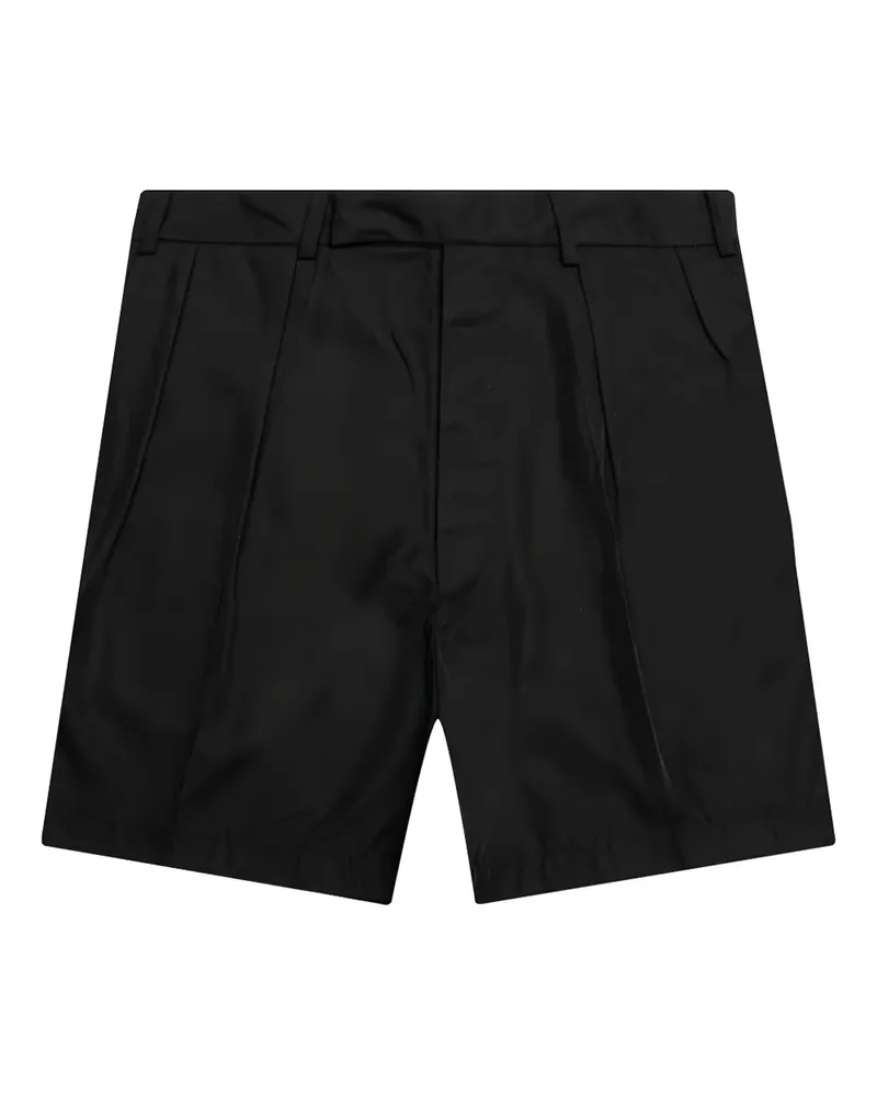 Raf Simons Shorts mit Falten - Schwarz Schwarz