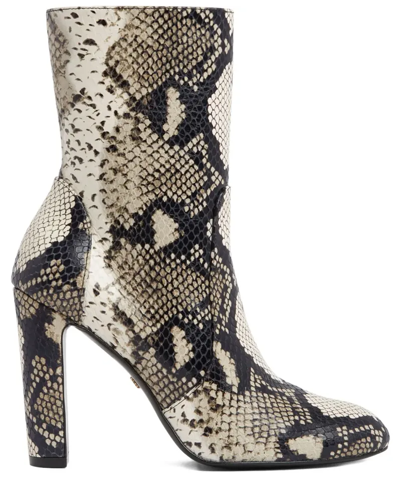 Stuart Weitzman Vida Stiefel 100mm - Nude Nude