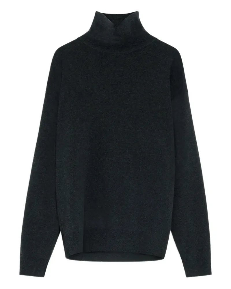 Christophe Lemaire Pullover mit Stehkragen - Schwarz Schwarz