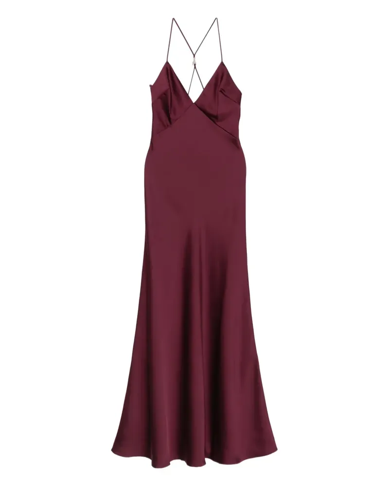 Patrizia Pepe Kleid mit gekreuzten Trägern - Rot Rot