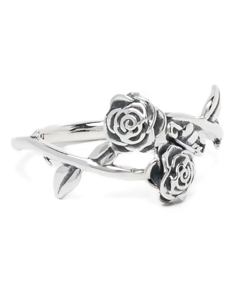 Stolen Girlfriends Club Gewickelter Ring mit Rose - Silber Silber