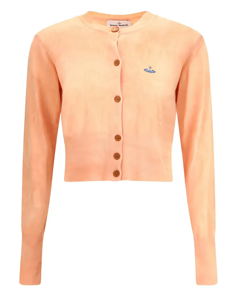 Vivienne Westwood Bea Cropped-Cardigan mit Knöpfen - Orange Orange