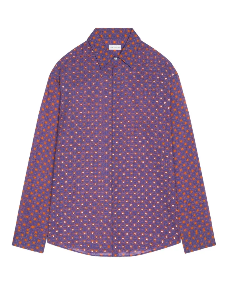 Dries van Noten Klassisches Hemd - Violett Violett