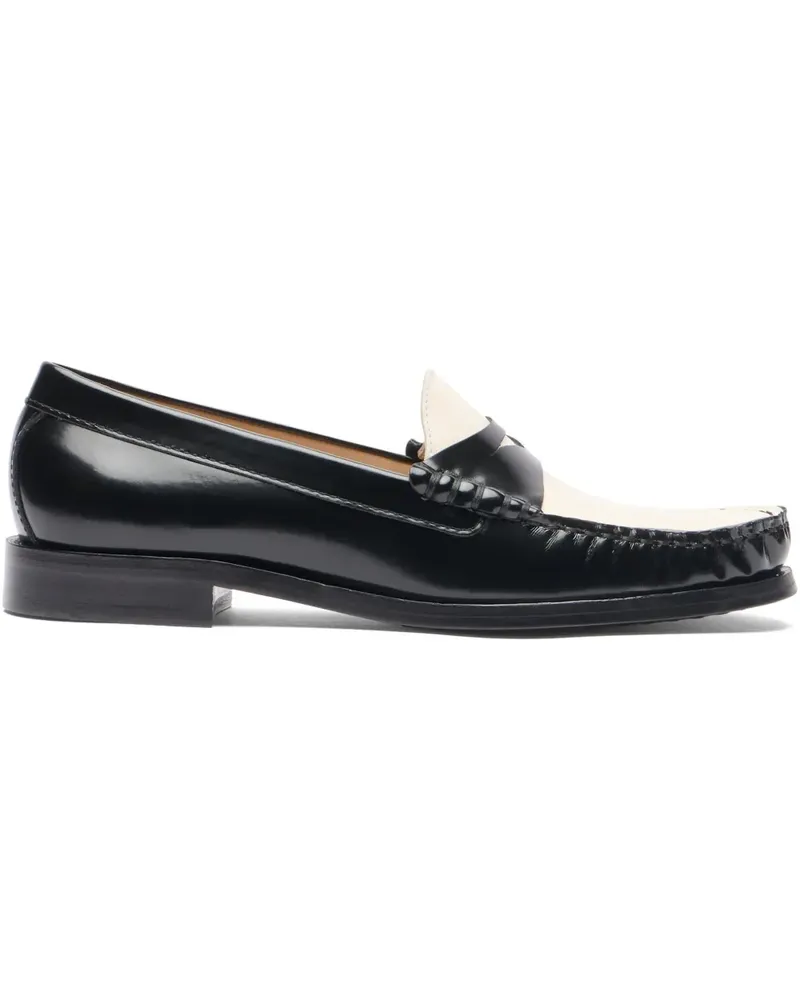 Stuart Weitzman Loafer aus Leder - Schwarz Schwarz
