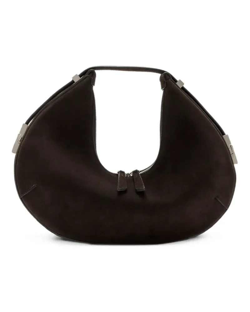 OSOI Toni suede shoulder bag - Braun Braun