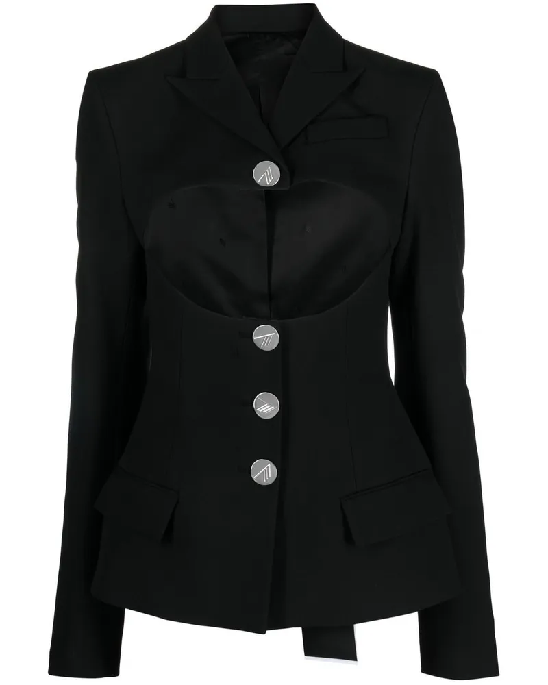 ATTICO Gwenda Blazer Schwarz