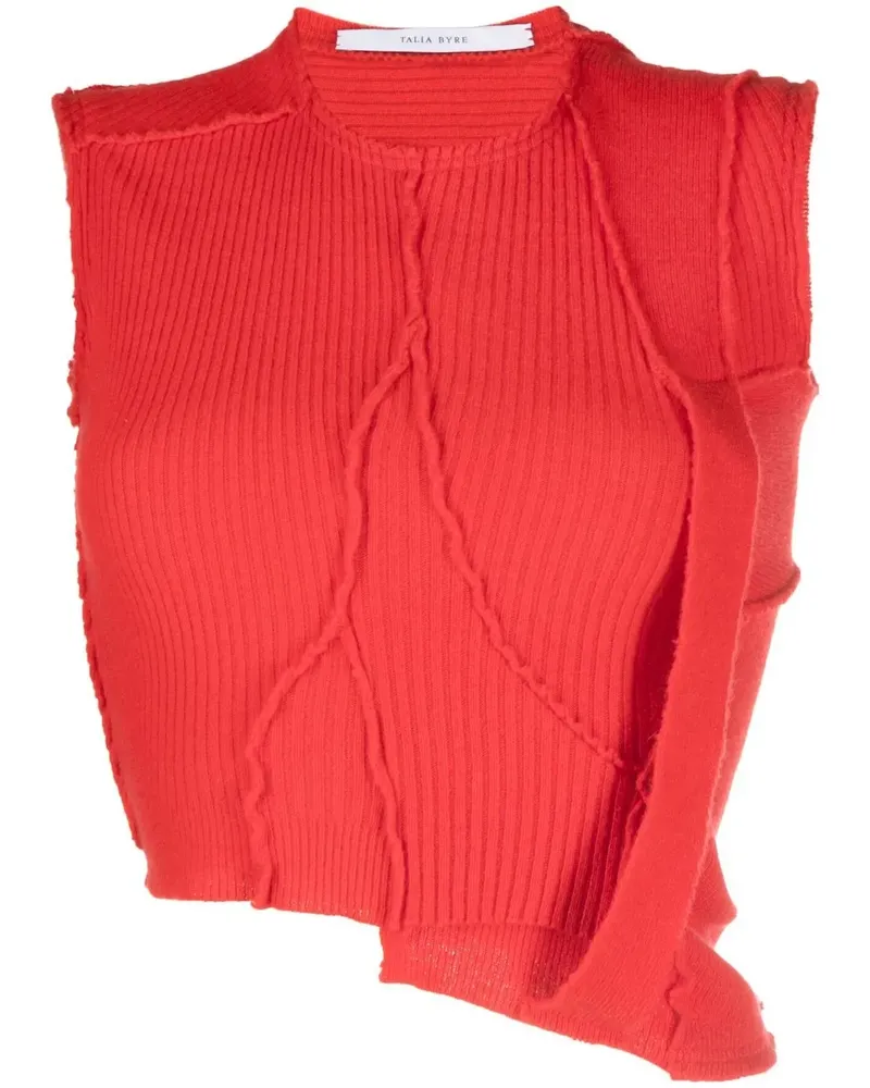 Talia Byre Gestricktes Oberteil - Rot Rot